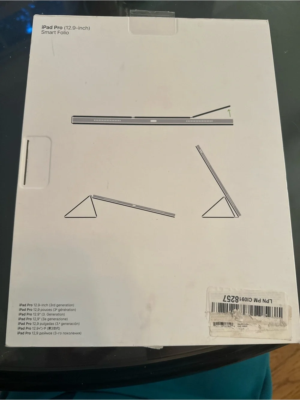 Apple iPad Pro 12.9 3rd Gen Smart Folio Case White Flaw